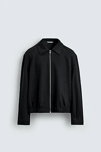 TEXTURED TWILL JACKET