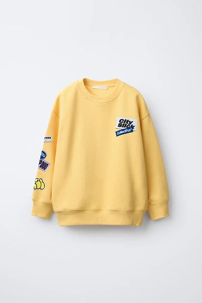 GRAFFITI PRINT SWEATSHIRT