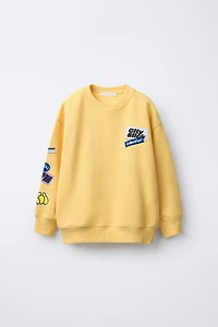 GRAFFITI PRINT SWEATSHIRT