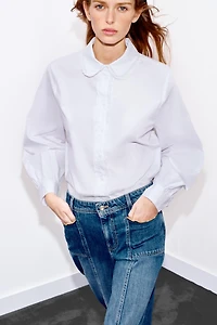 PETER PAN COLLAR SHIRT