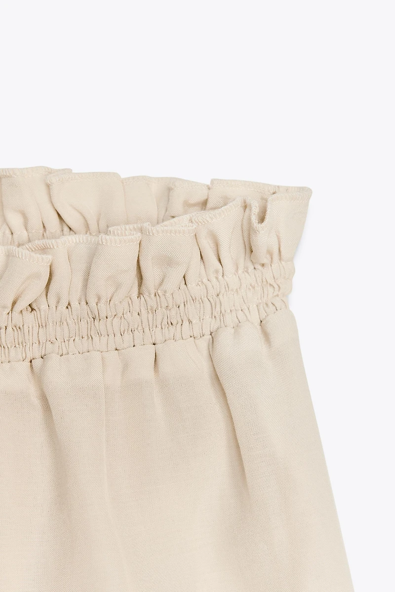 ZW COLLECTION RUFFLED MIDI SKIRT