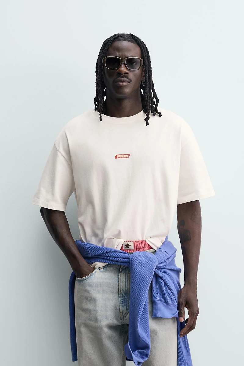 PUKAS SURF X ZARA PHOTOGRAPHIC PRINT T-SHIRT