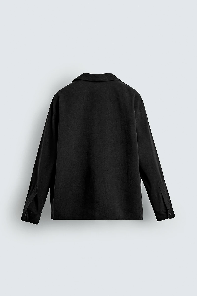 FLOWY POLO SHIRT