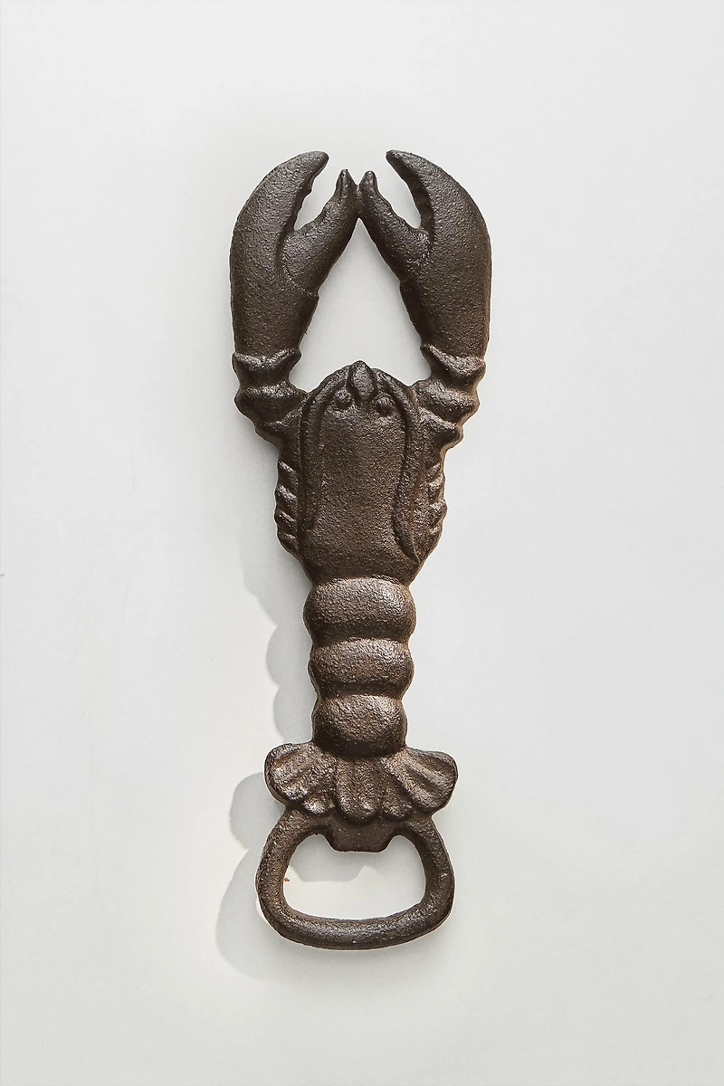 CAST IRON LOBSTER BOTTLE OPENER