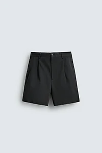 AARON LEVINE X ZARA PLEATED SHORTS