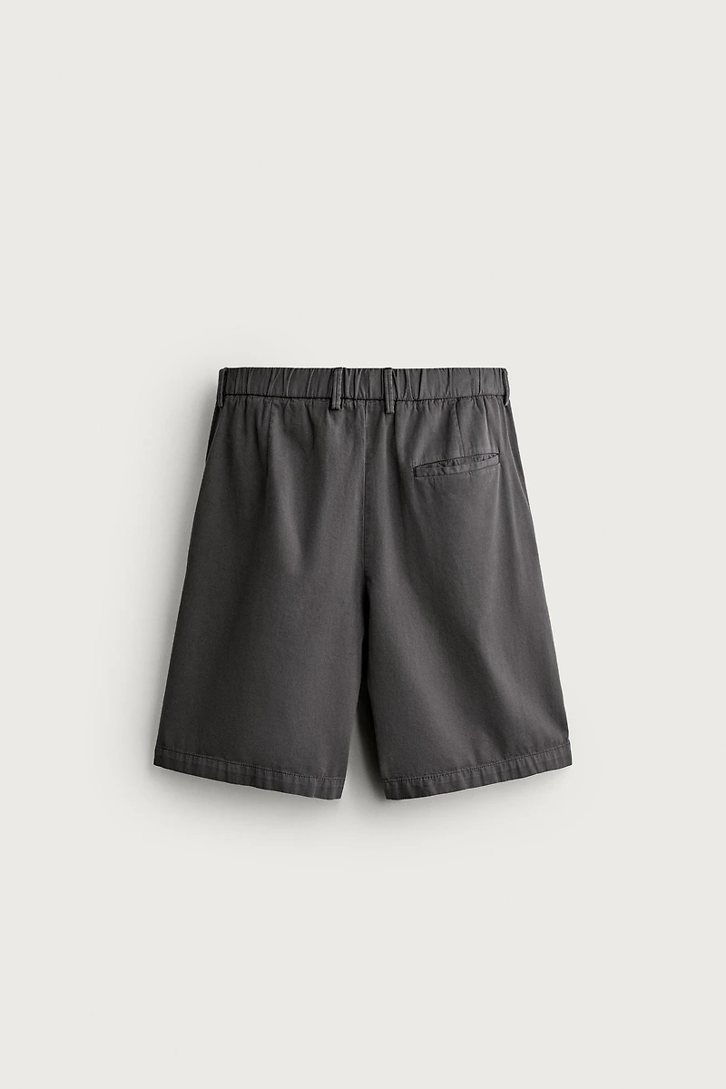 WASHED RELAXED FIT SHORTS