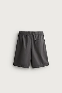 WASHED RELAXED FIT SHORTS