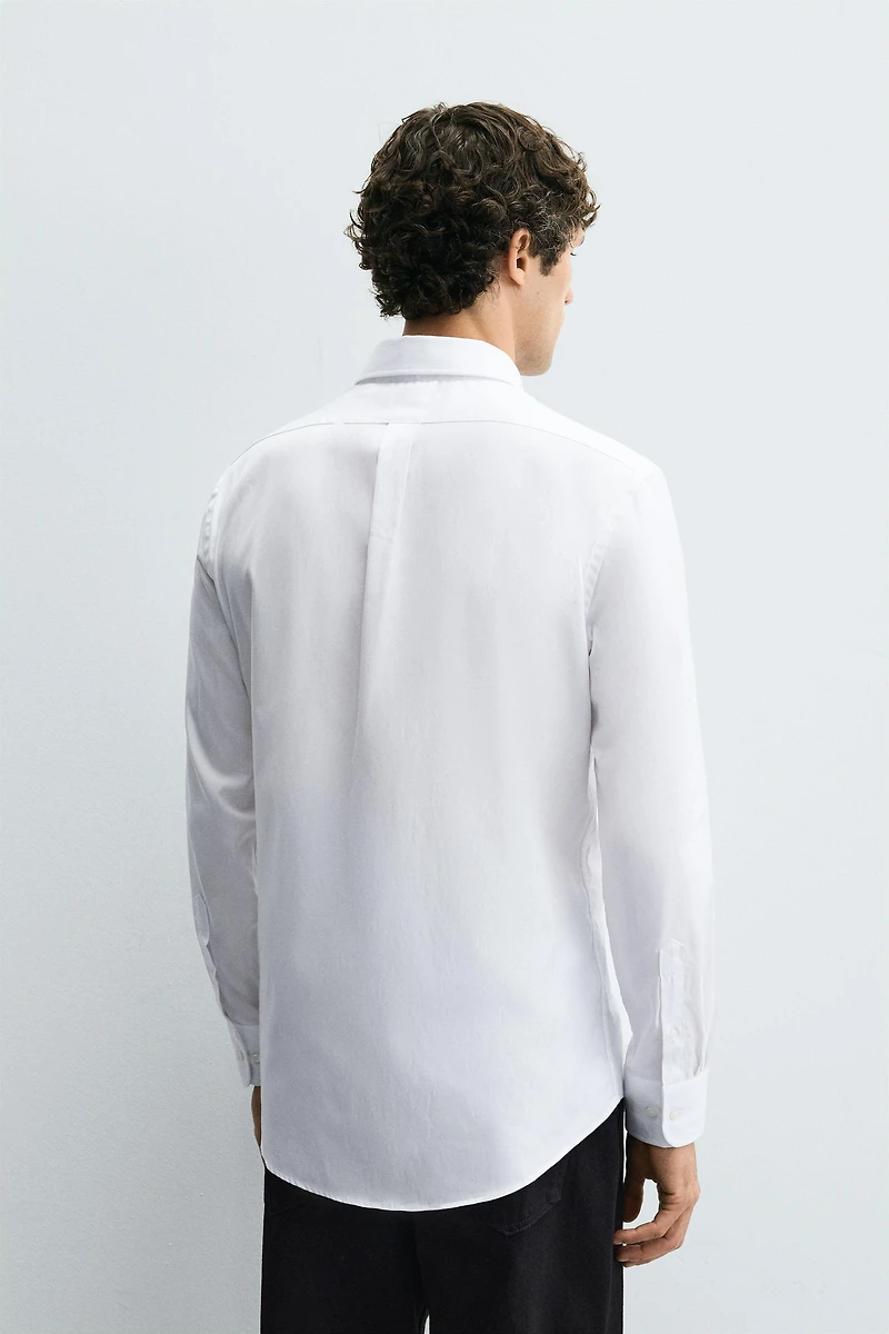 CHEMISE REGULAR FIT COL BOUTONN
