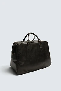 CRACKLED DUFFEL BAG
