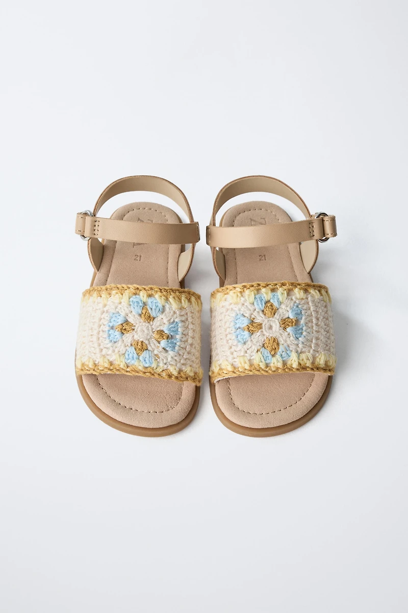 BAREFOOT CROCHETED SANDALS