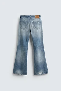 FLARE LOW-RISE JEANS HARRY LAMBERT FOR ZARA X DISNEY
