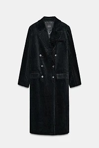 LONG CORDUROY COAT ZW COLLECTION LIMITED EDITION