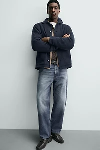 TEXTURED POCKET CARDIGAN