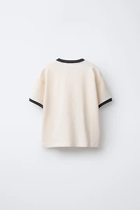 RIBBED POCKET T-SHIRT