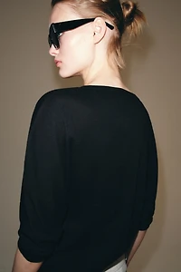 COTTON HENLEY T-SHIRT