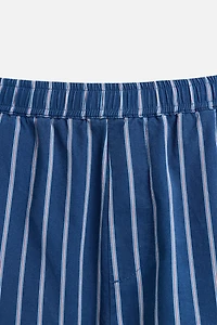 STRIPED RELAXED FIT PANTS