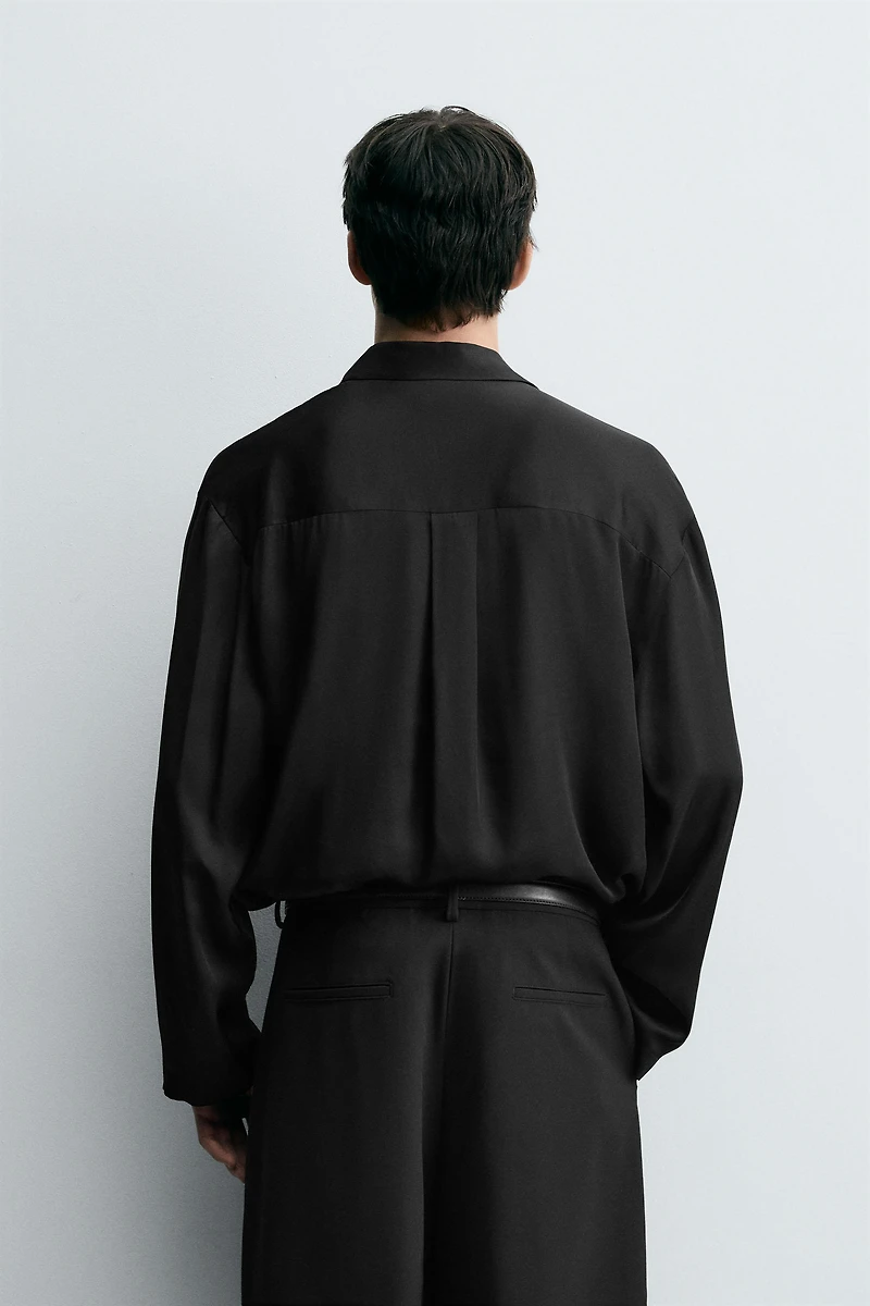 SATIN POLO SHIRT