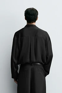 SATIN POLO SHIRT