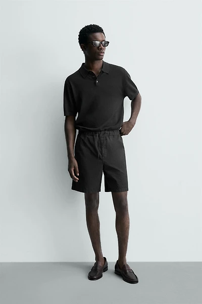 WASHED REGULAR FIT SHORTS