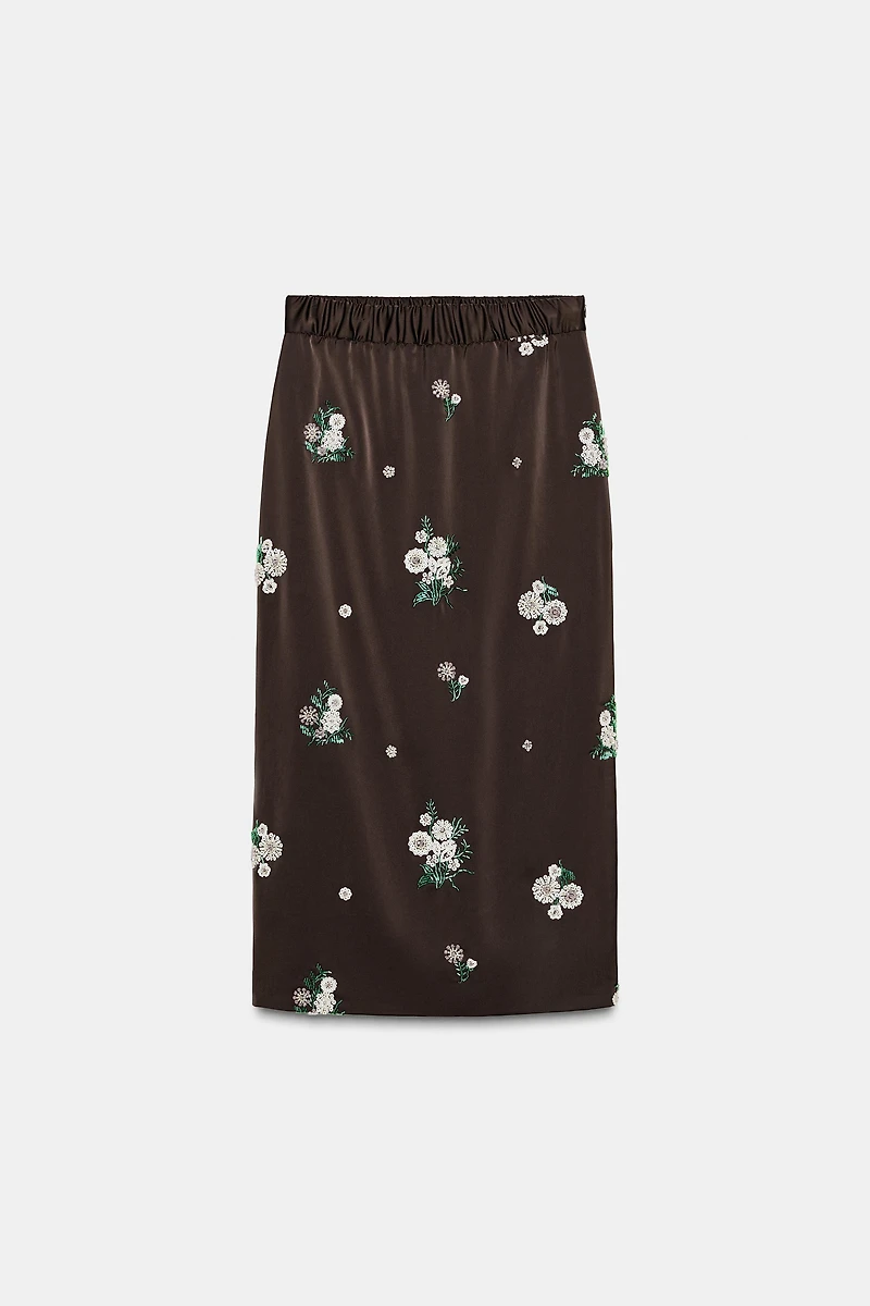 ZW COLLECTION LIMITED EDITION SEQUINED EMBROIDERED SKIRT
