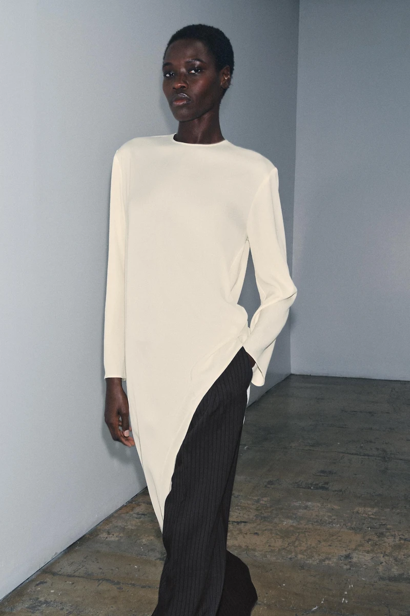 ZW COLLECTION ASYMMETRIC FLOWY TOP