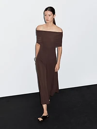 Long strapless dress