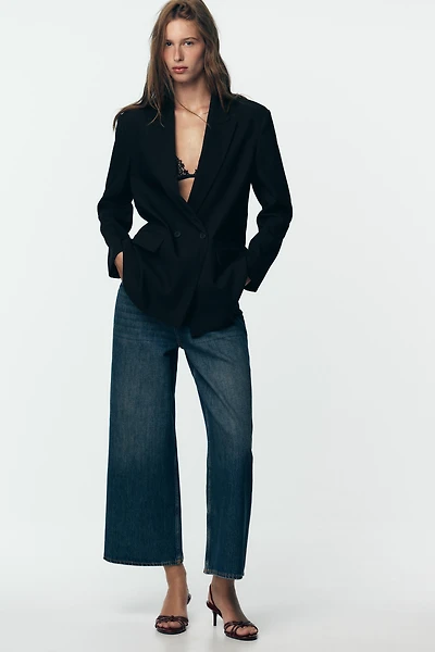 OVERSIZED DOUBLE-BREASTED BLAZER