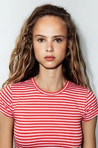 STRIPED SHORT DRESS