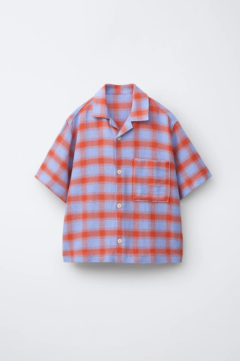 CHEMISE À CARREAUX RUSTIQUE