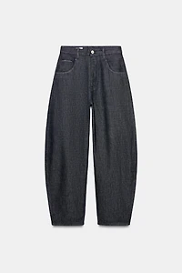 TRF HI-RISE BARREL JEANS