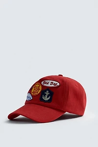 CASQUETTE À PIÈCES EN CONTRASTE