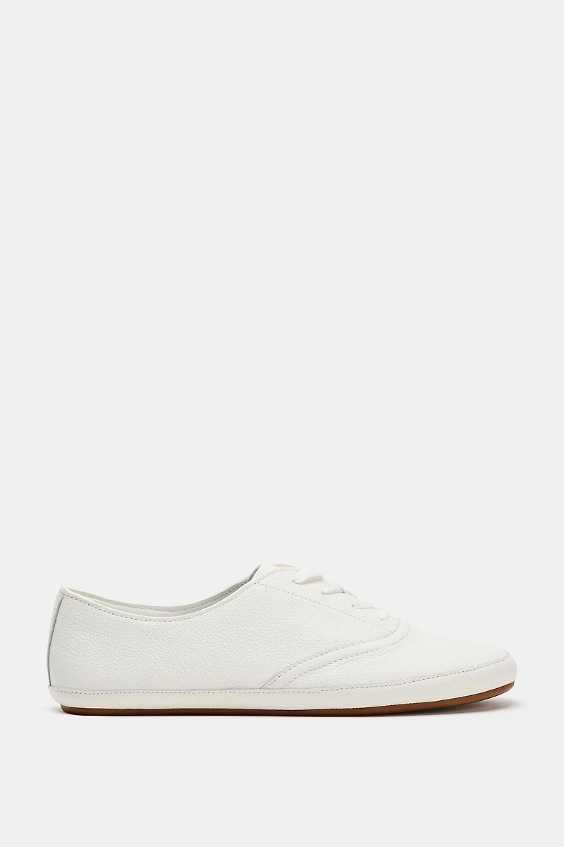 LEATHER DERBY SNEAKERS