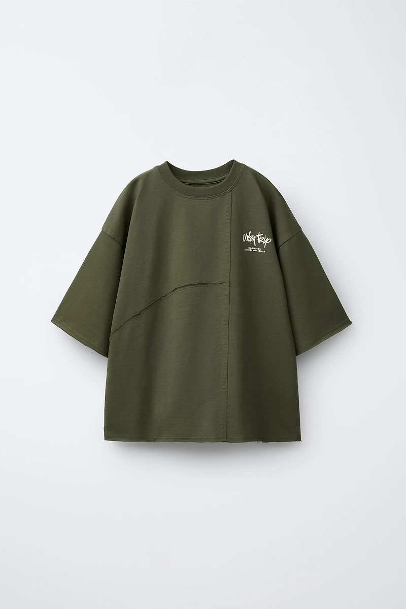 SEAM DETAIL SWEATSHIRT