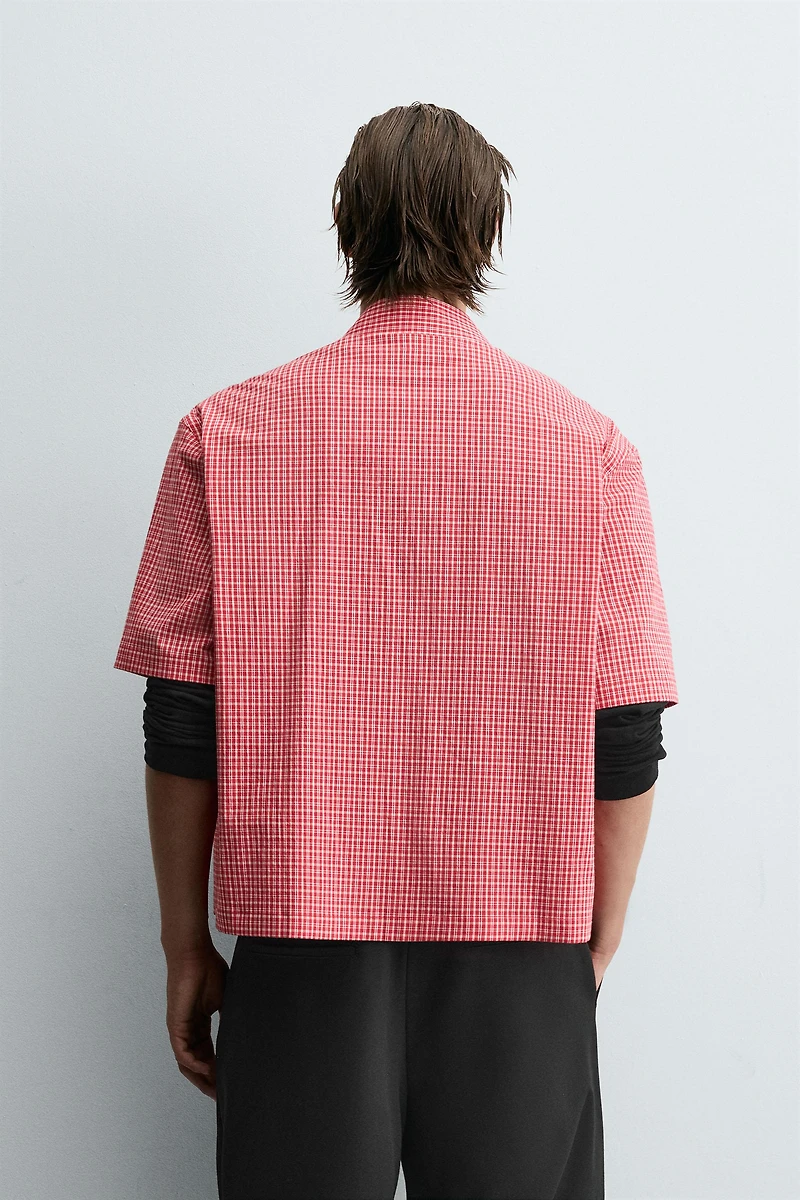 CHECKERED RELAXED FIT SHIRT