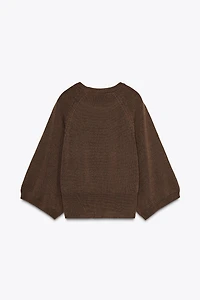 WIDE SLEEVE KNIT SWEATER