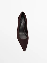 Chaussures à talon en daim