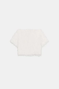 FRINGED KNIT TOP