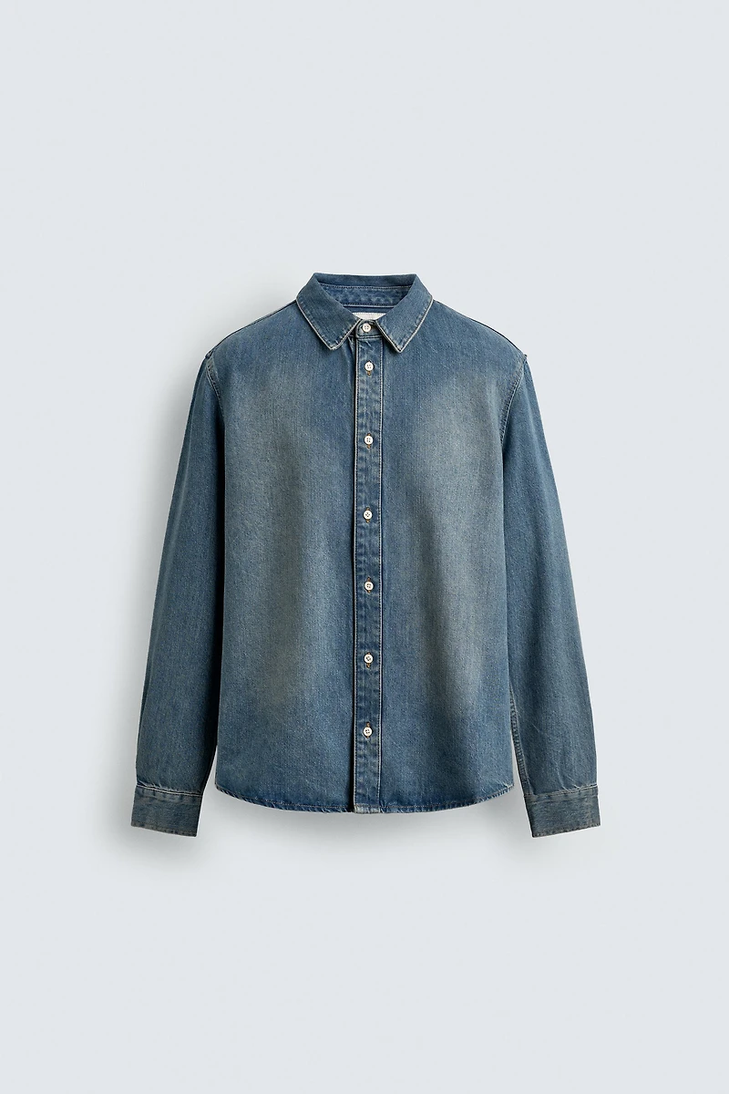 SURCHEMISE EN JEAN COTON ET LYOCELL