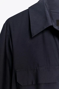 ROBE-CHEMISE EN POPELINE ZW COLLECTION