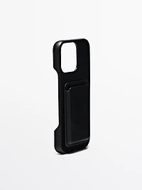 Nappa leather iPhone Pro Max case