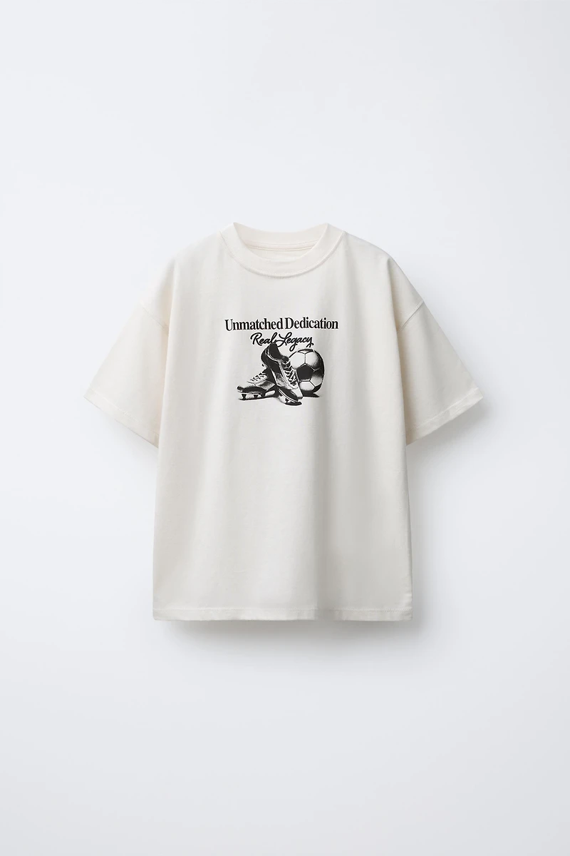 FOOTBALL PRINT T-SHIRT