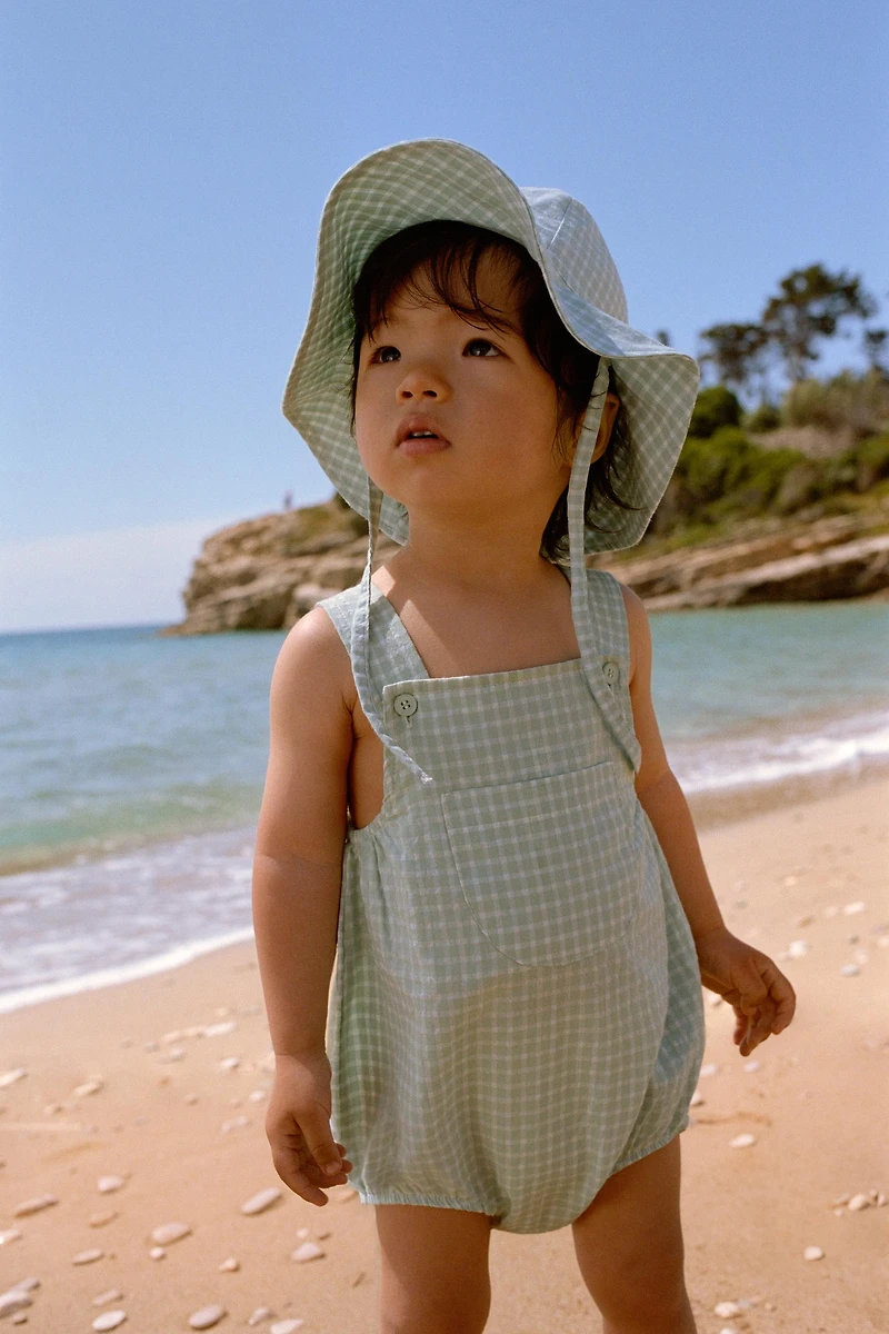 GINGHAM ROMPER