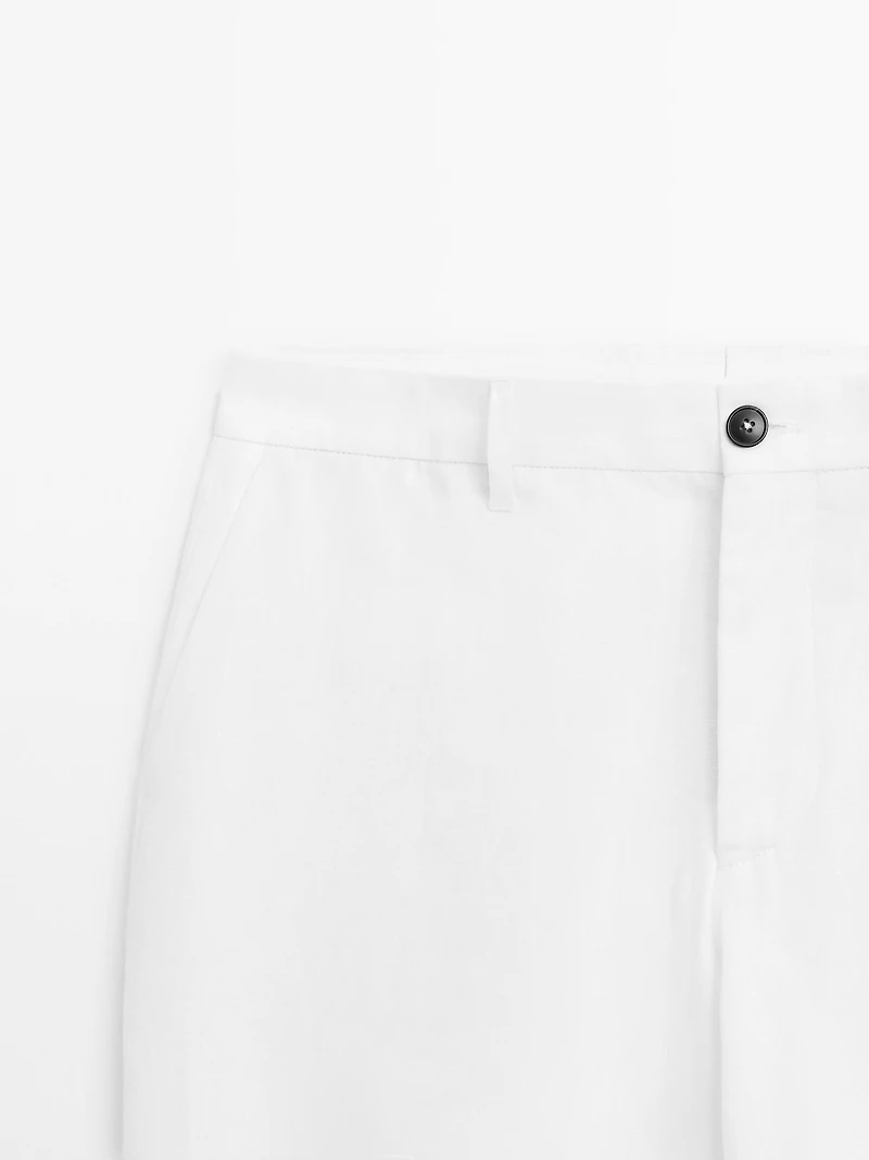 Pantalon léger 100 % lin