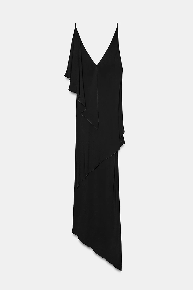 Zara ZW COLLECTION ASYMMETRIC DRESS | Place Rosemre