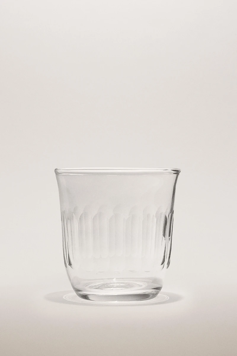 CUT GLASS TUMBLER