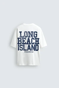 RELAXED FIT WASHED PRINT T-SHIRT
