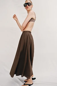 LAYERED MIDI SKIRT