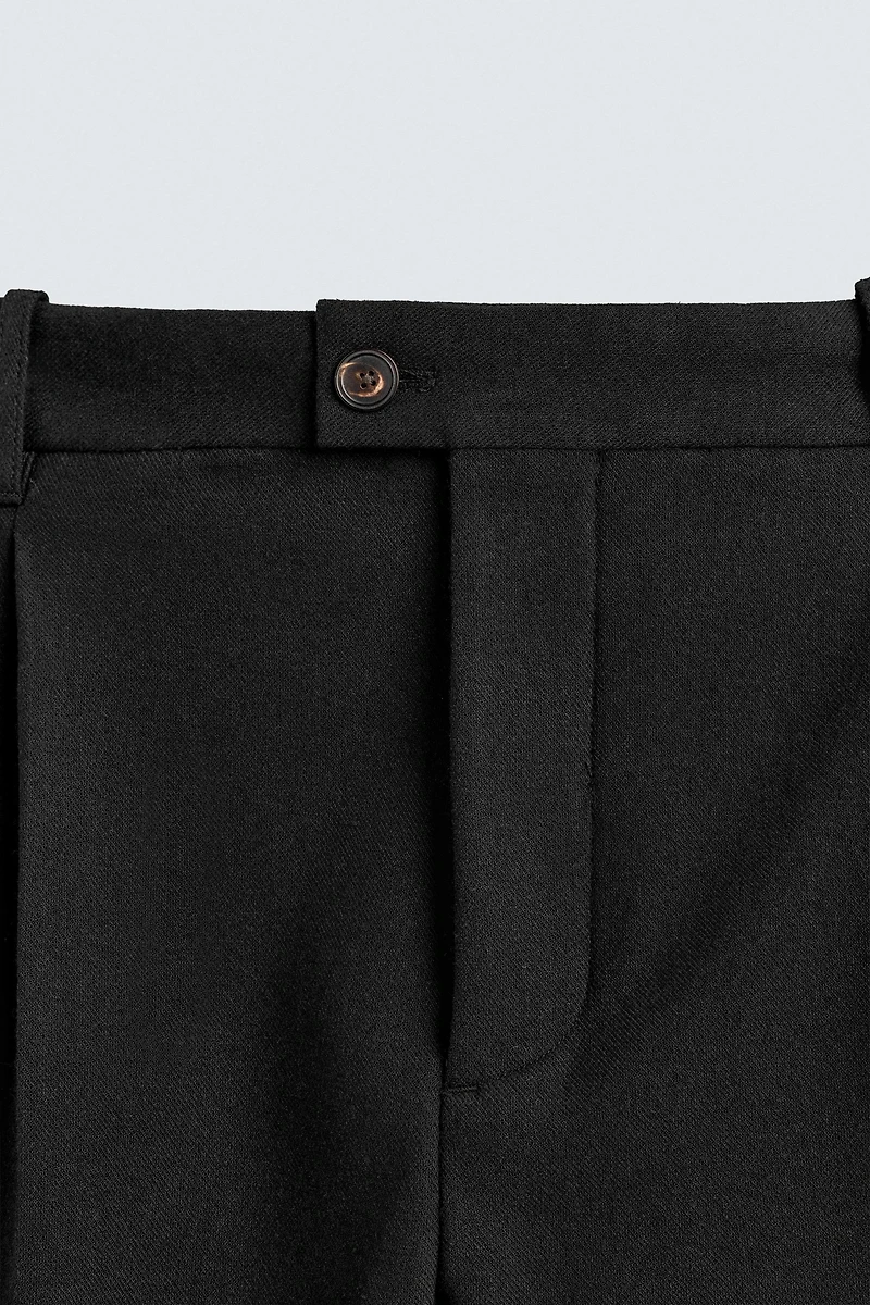 PANTALON PLIS FLANELLE