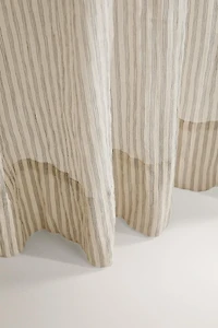 STRIPED CHIFFON CURTAIN