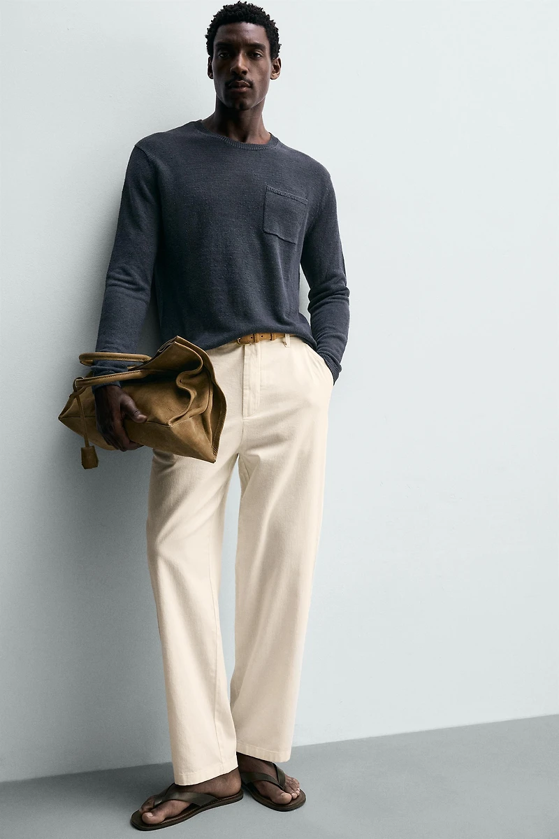 RELAXED FIT CHINO PANTS